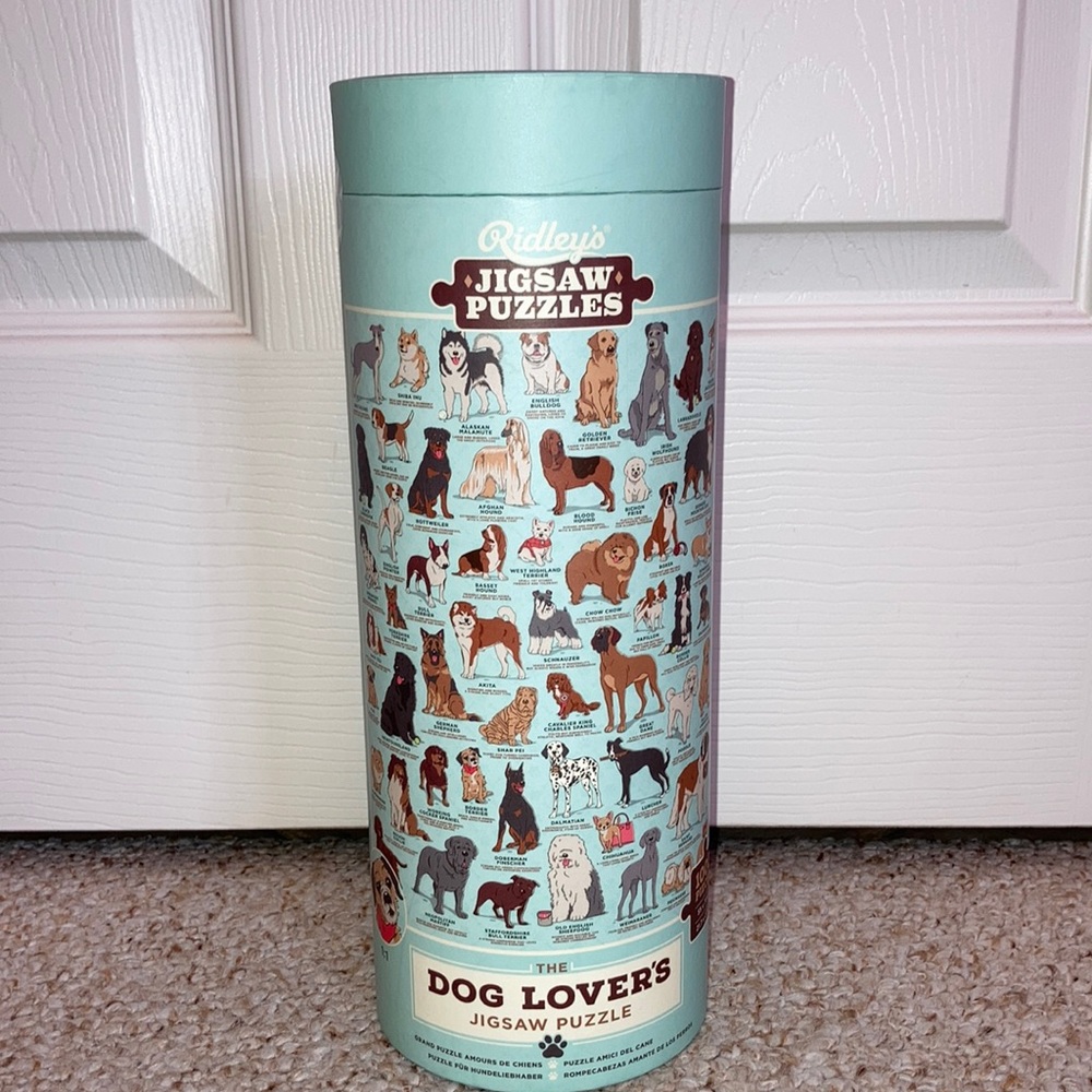 New 1000 piece Ridley’s Dog Lovers Jigsaw Puzzle